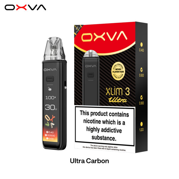 ultra-carbon-oxva-xlim-3ultra-best-overall-pod-system-2025 OXVA XLIM 3 ULTRA 奧創 30w